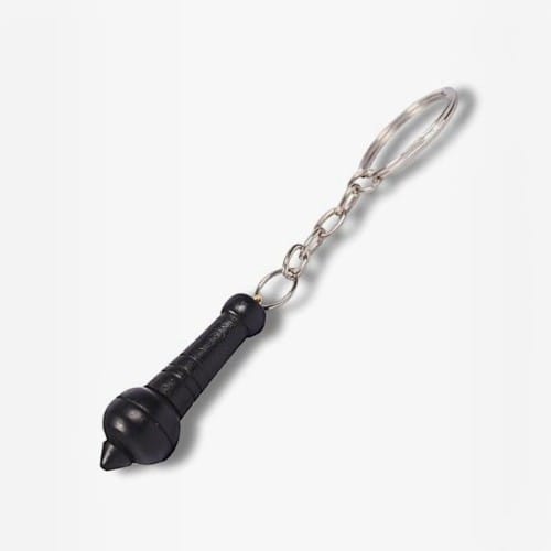 Ebony-Karungali Wooden Key Chain-Hanuman Gada