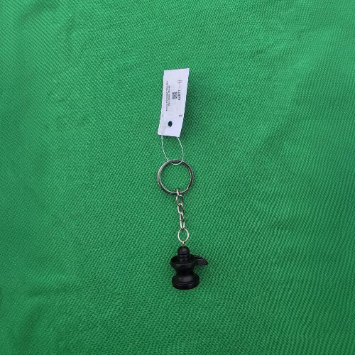 Ebony-Karungali Wooden Key Chain-Shivalingam