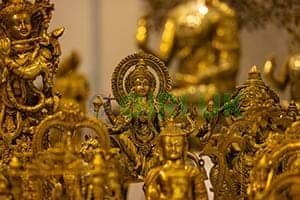 Gold Finish Idols