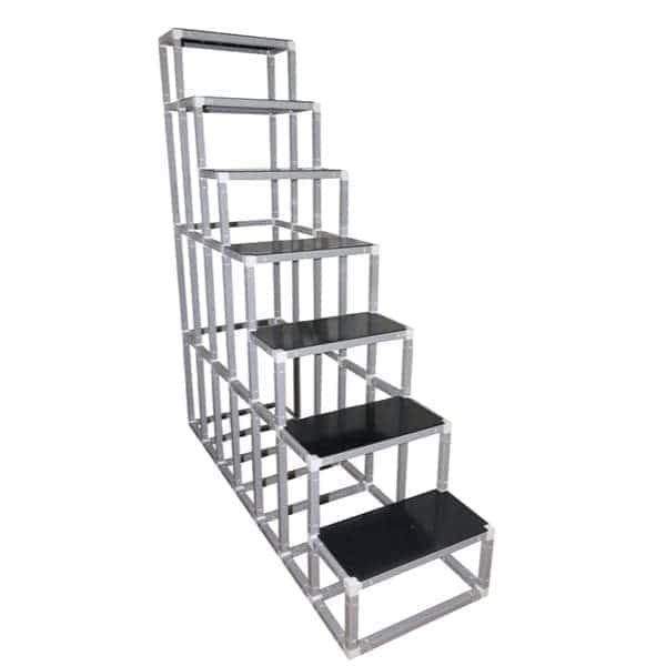7 Steps, 1-width Compact Frame Golu Padi Stand (7C)