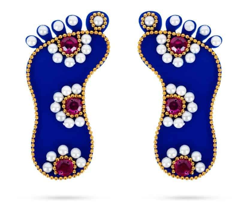 Acrylic Krishnar Padham-Padhuka 4 Inch