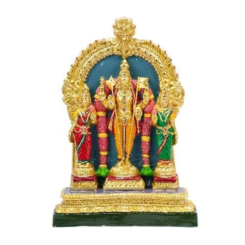 Valli Deivayani Murugan - Resin - 13 Inches