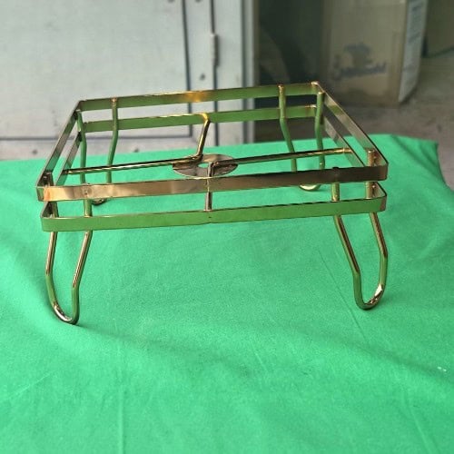 Havankund Square Stand - Brass - 8x8 Inch