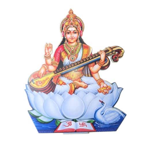Cutout Stand - Saraswati - 12 Inch