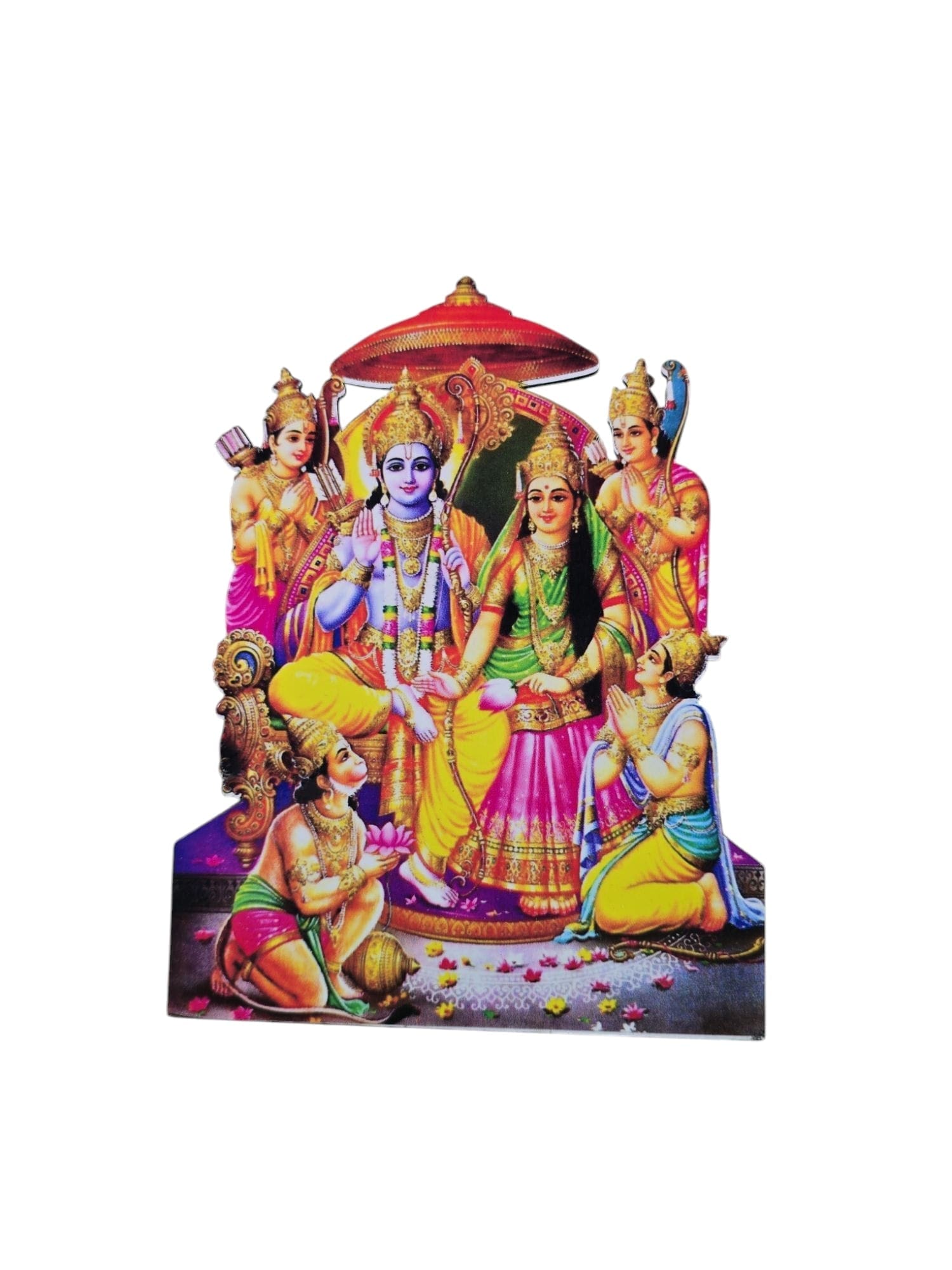 6 inch Ramar Pattabhishekam cutout