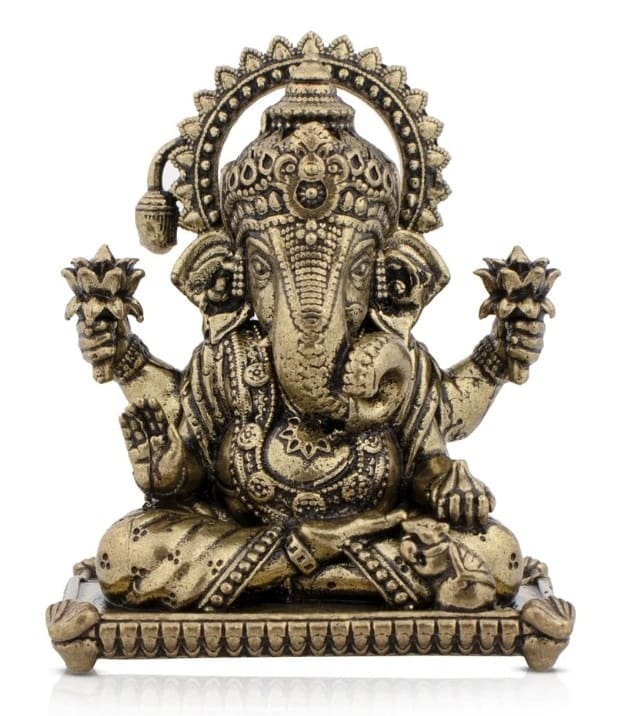 Ganesha Sitting - Brass Spl - 2 Inch - 55 Gms