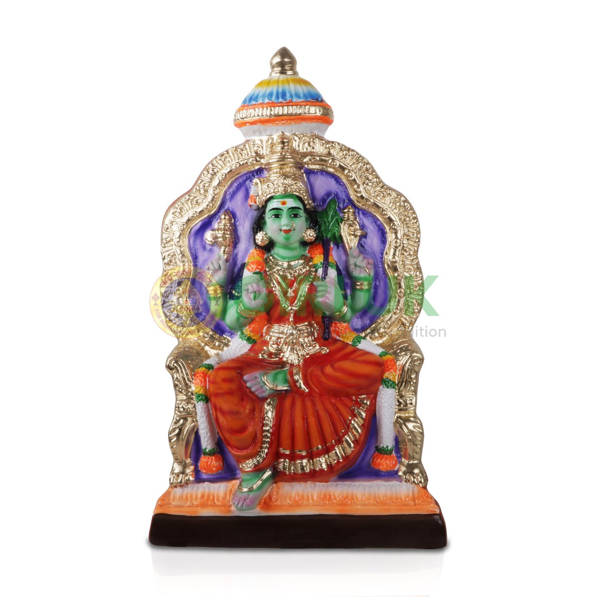 Sri Raja Rajeshwari - 19 Inches - Paper Mache