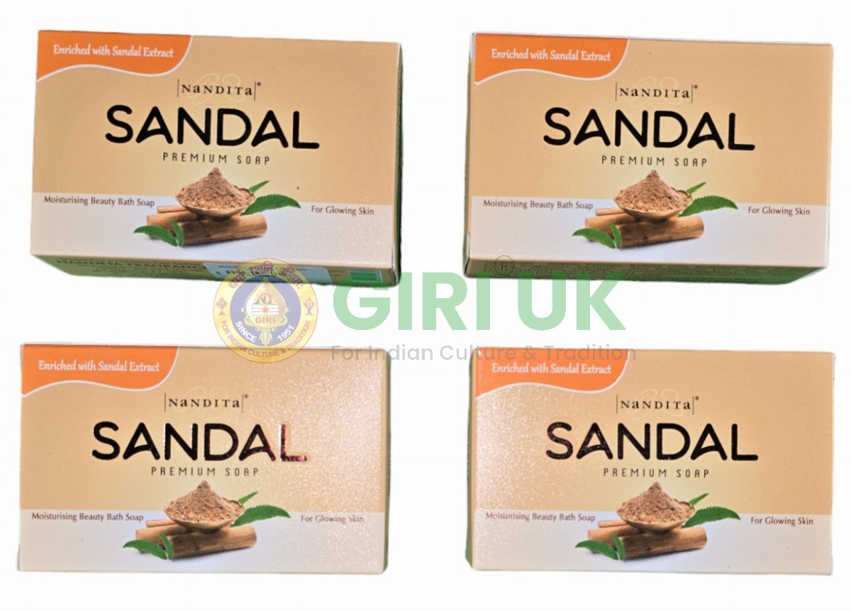 Nandita Premium Chandan Soap - 100g-(Pack of 4)