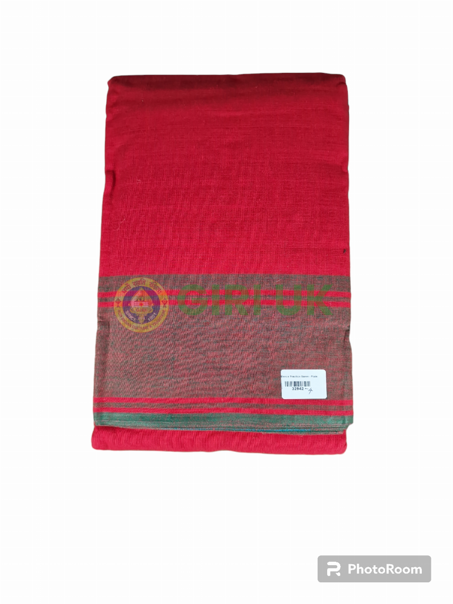 Bharatnatyam Practice Saree Red