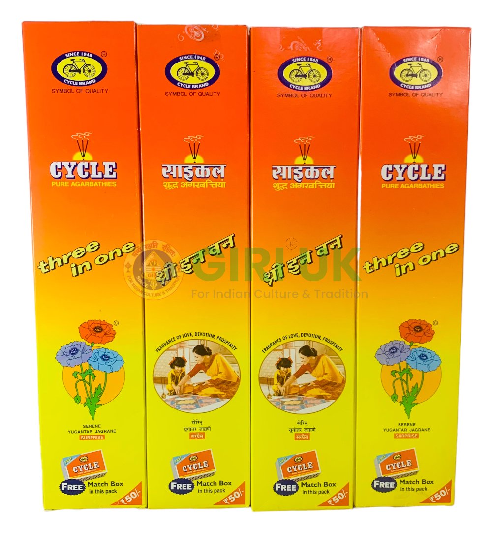 Cycle 3-in-1 Incense Sticks (Pack Of 4)