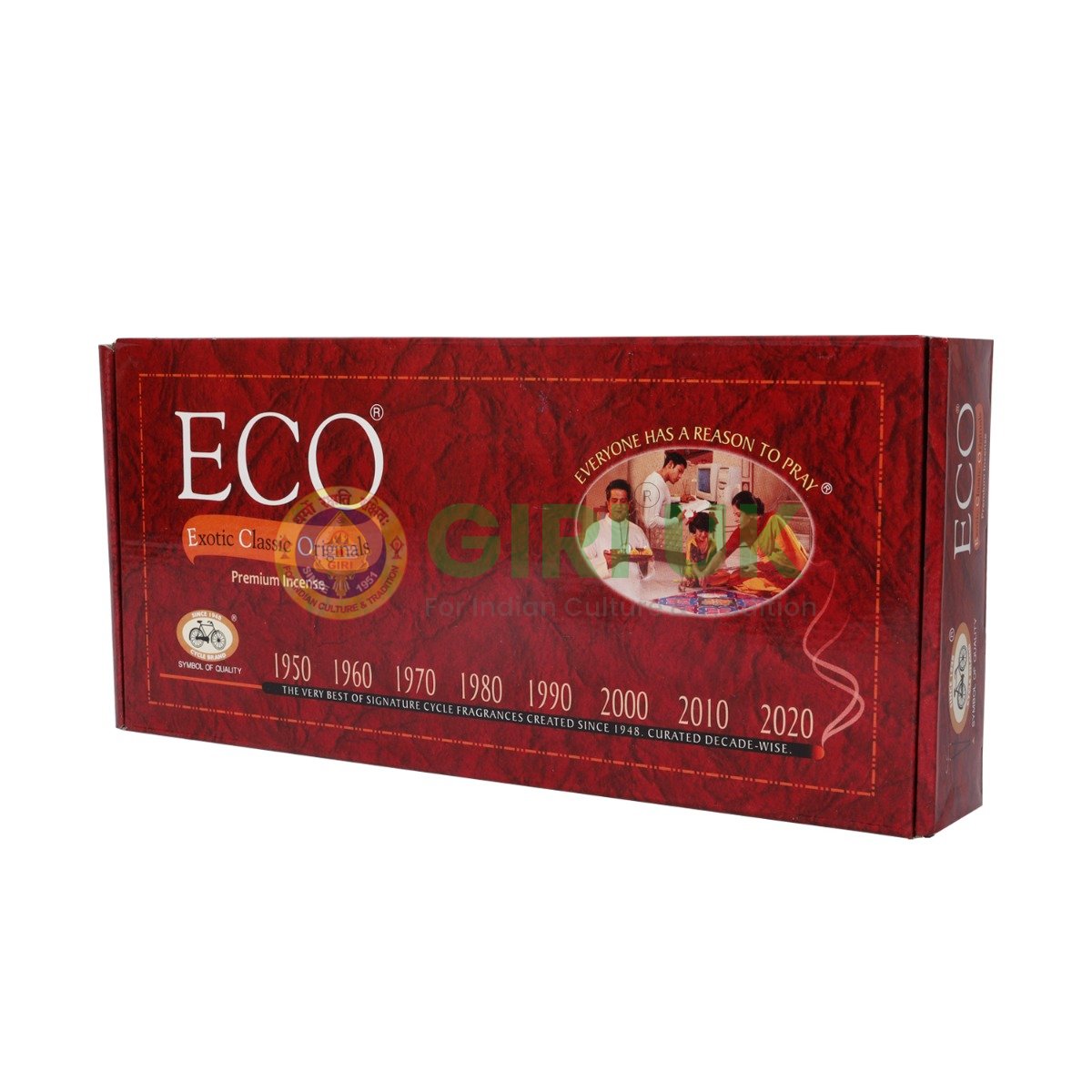 Cycle - Eco Exotic - Classical Original Incense 192 Gms