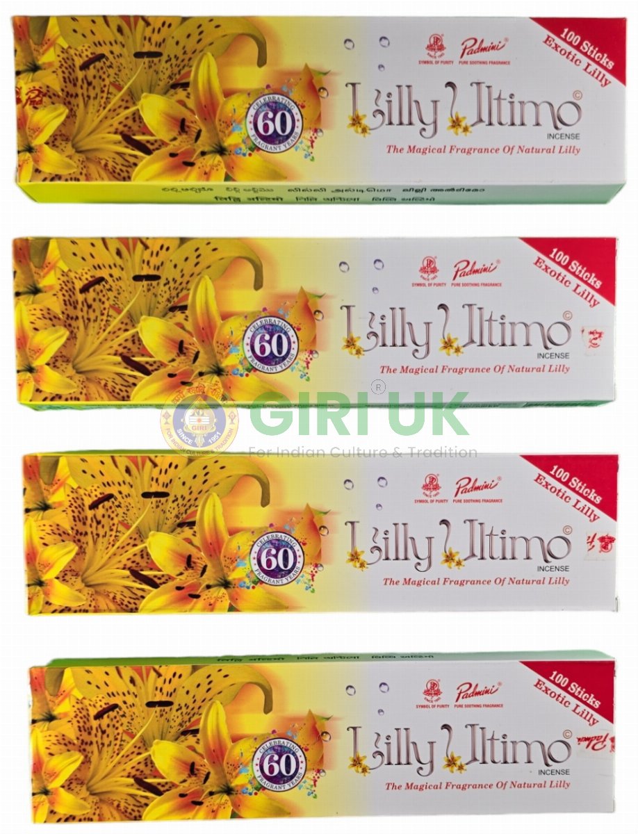 Padmini Lilly Ultimo Incense Sticks (Agarbati)-(Pack of 4)