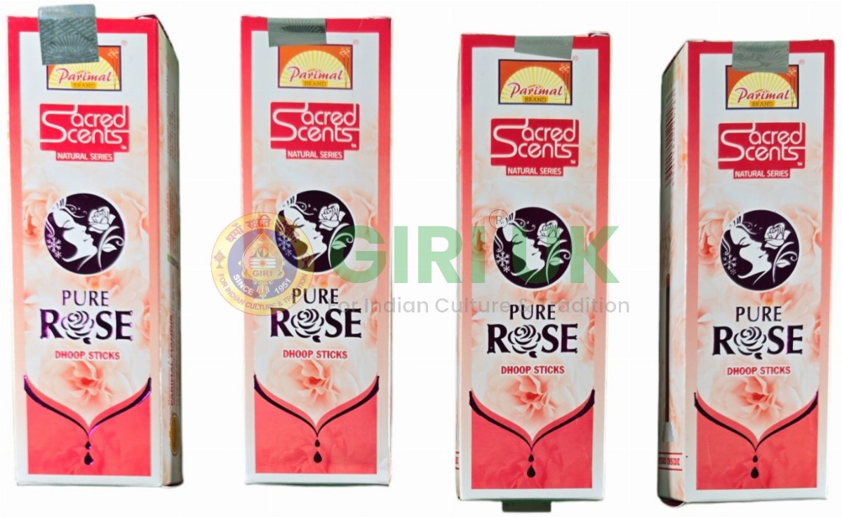 Pure Rose Dhoop Sticks - 50 Gms-(Pack of 4)