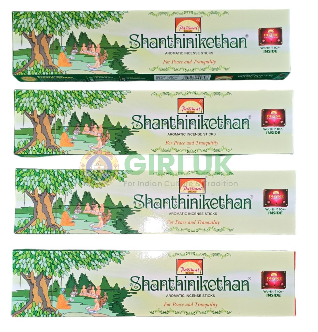 Parimal Shanthinikethan Incense Sticks (Agarbati)-(Pack of 4)