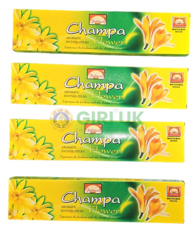 Champa - Flower Incense Sticks - 100 Gms-(Pack of 4)