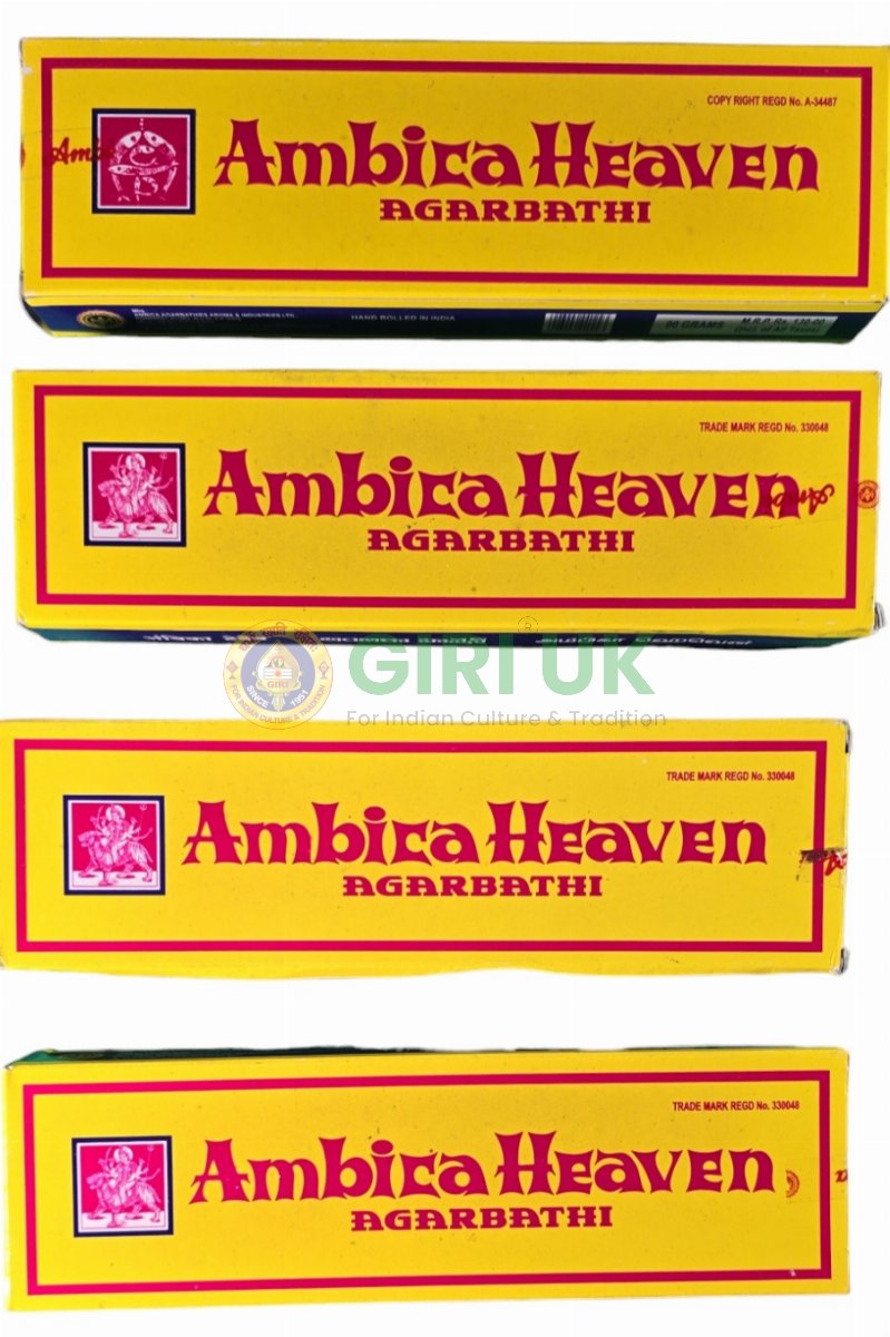 Ambica Heaven Incense Sticks (Agarbati)-(Pack of 4)