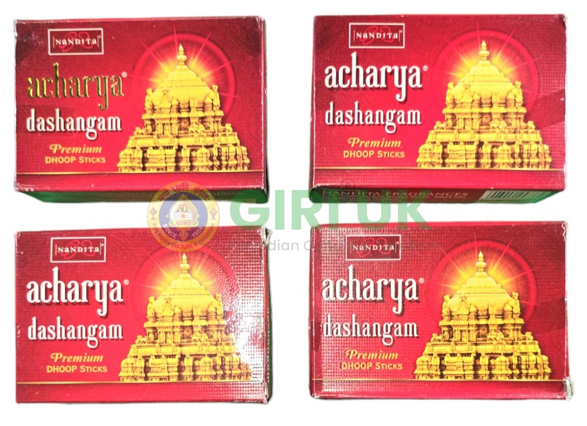 Nandita Acharya Dashangam Incense (Dhoop) - 20pcs-(Pack of 4)