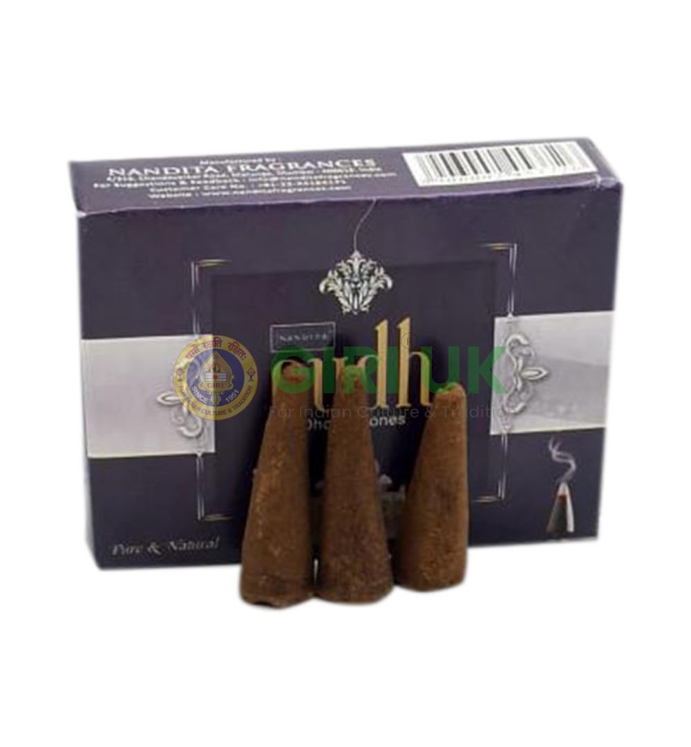 Nandita Oudh Incense cones (Dhoop) - 10pcs