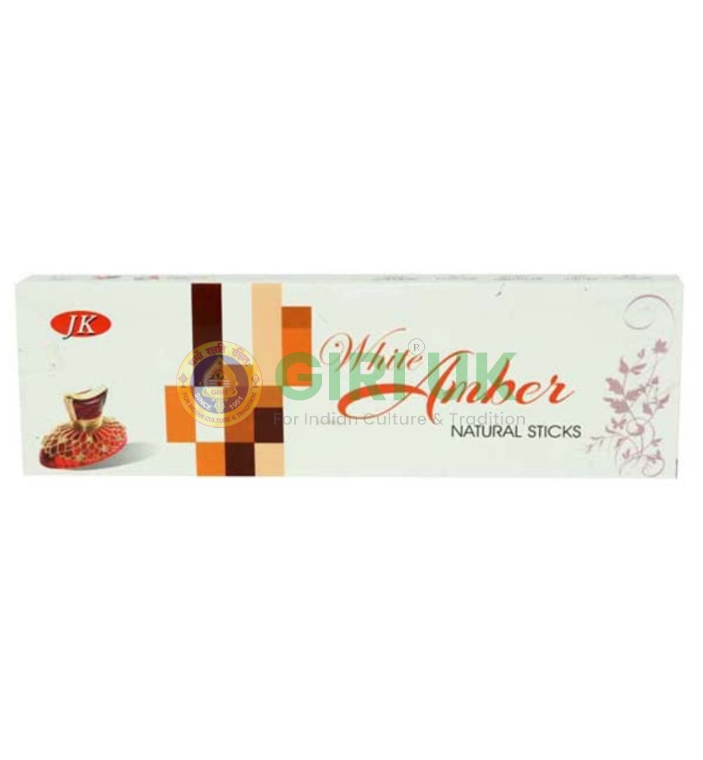 JK - White Amber - Natural Incense 50Gms