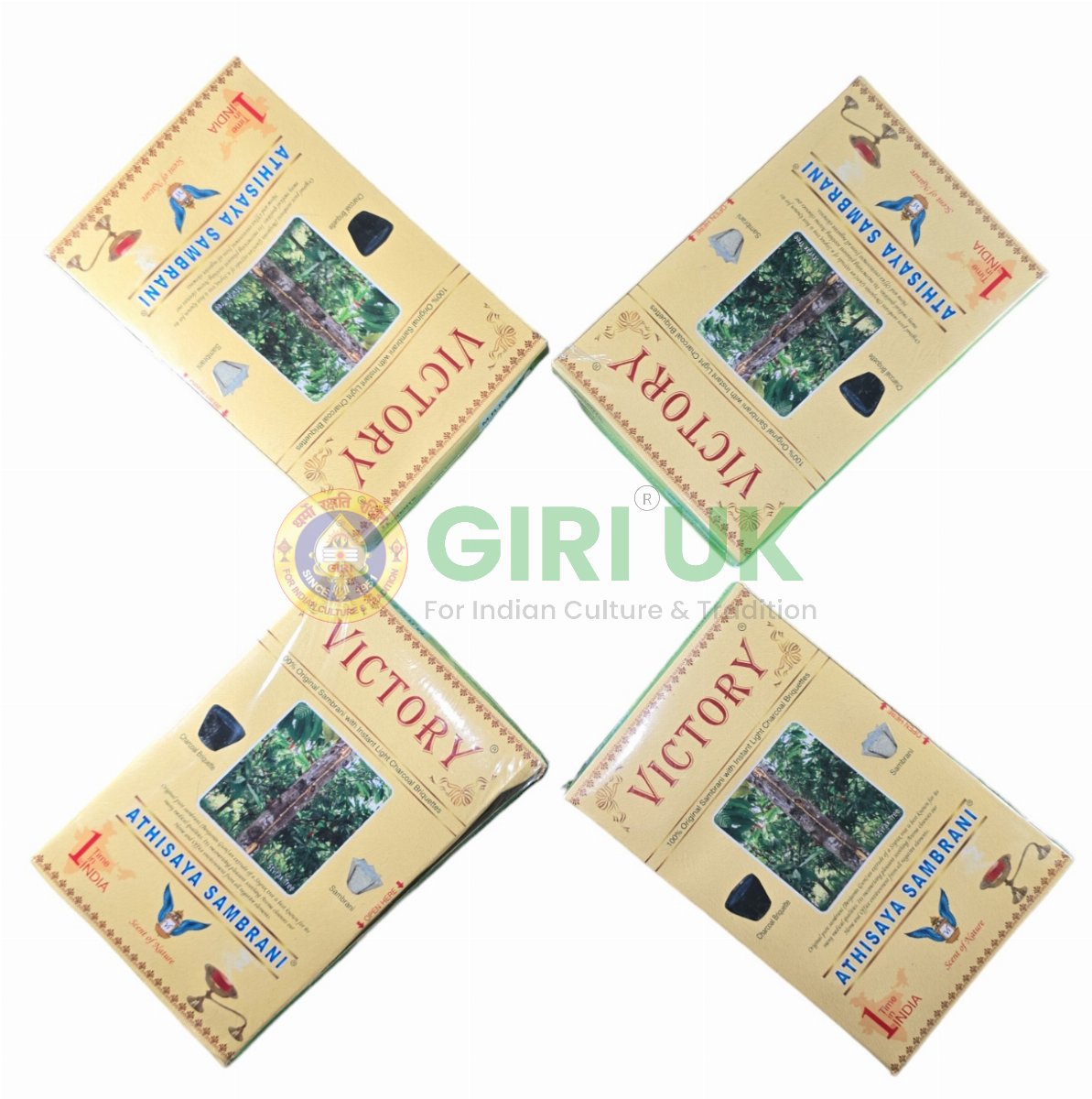 Athisaya Sambrani Victory (Incense)-(Pack of 4)