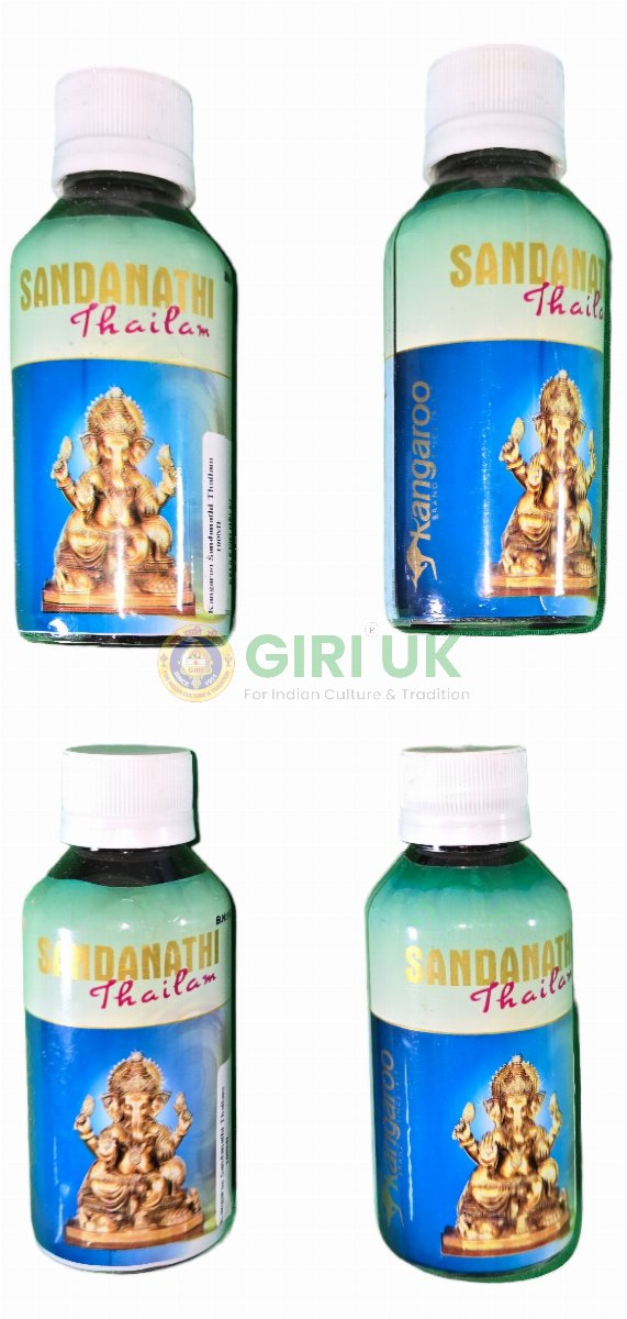 Sandanathi Thailam (Sandalwood Oil)- 100 Ml-(Pack of 4)