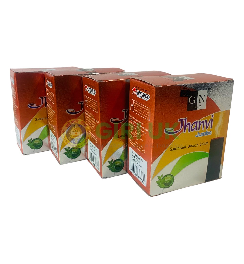 Kangaroo Jumbo Sambrani (Incense) sticks - 4 x 20pcs