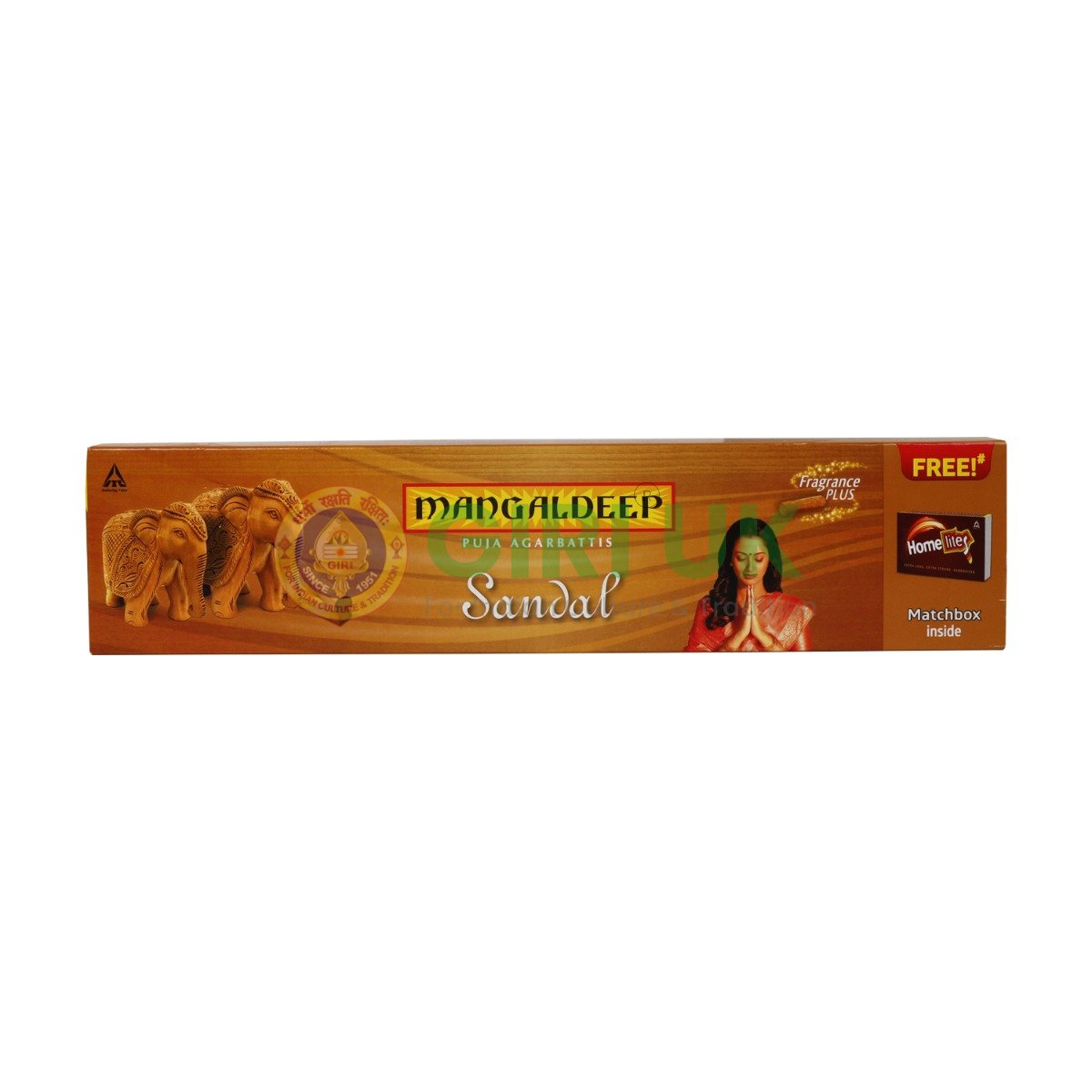 Mangaldeep Sandalwood Incense Sticks (Agarbati)