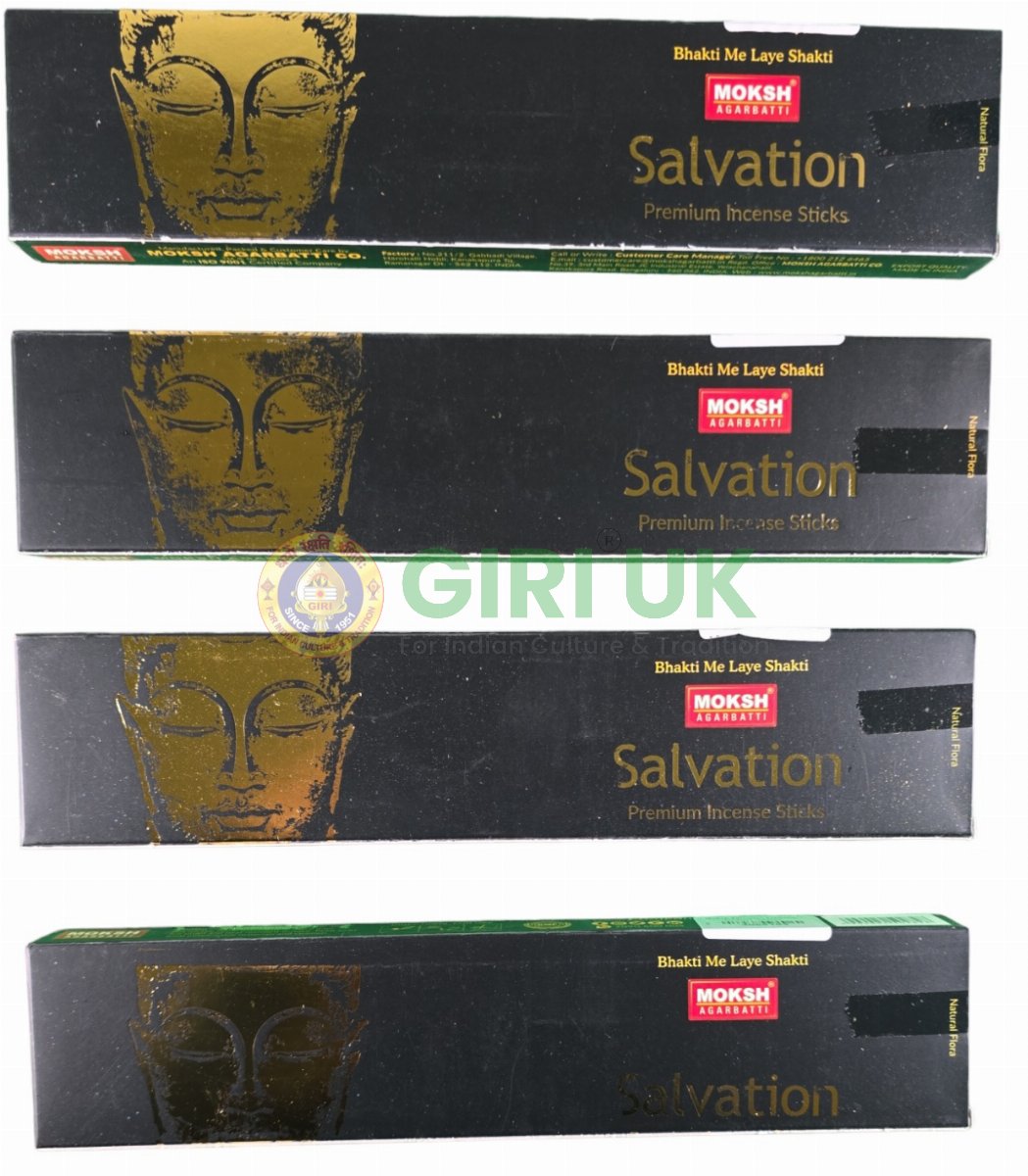 Moksh Salvation Premium Incense Sticks (Agarbati)-(Pack of 4)