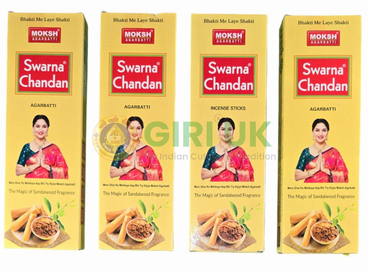 Moksh Swarna Chandan  Incense sticks - 70Gm-(Pack of 4)