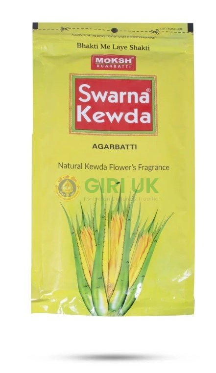 Moksh Swarn Kewda Incense Sticks Zipper Pouch