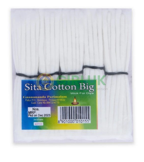 Sita Cotton Wicks-Super Economy 100Pcs