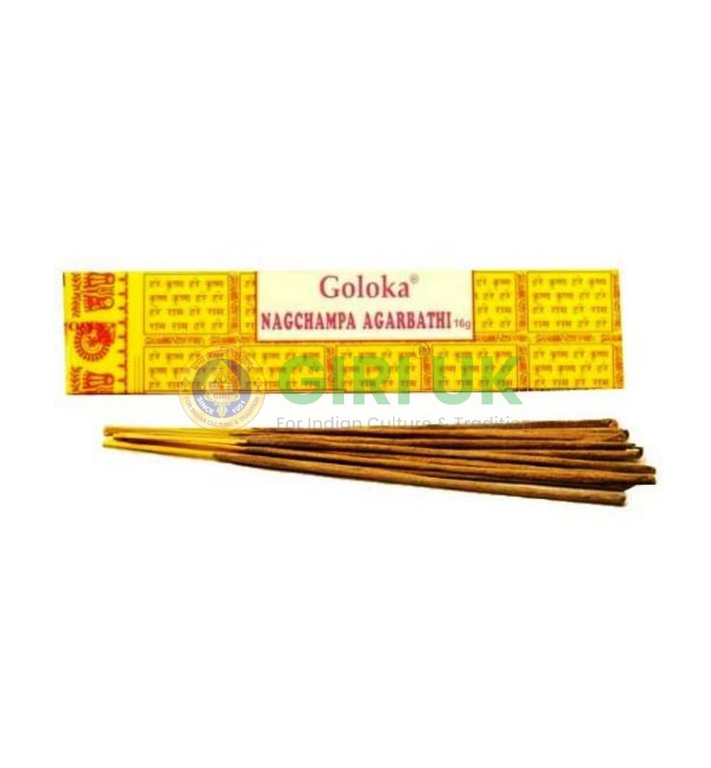 Goloka Nag Champa Incense Sticks (Agarbati)