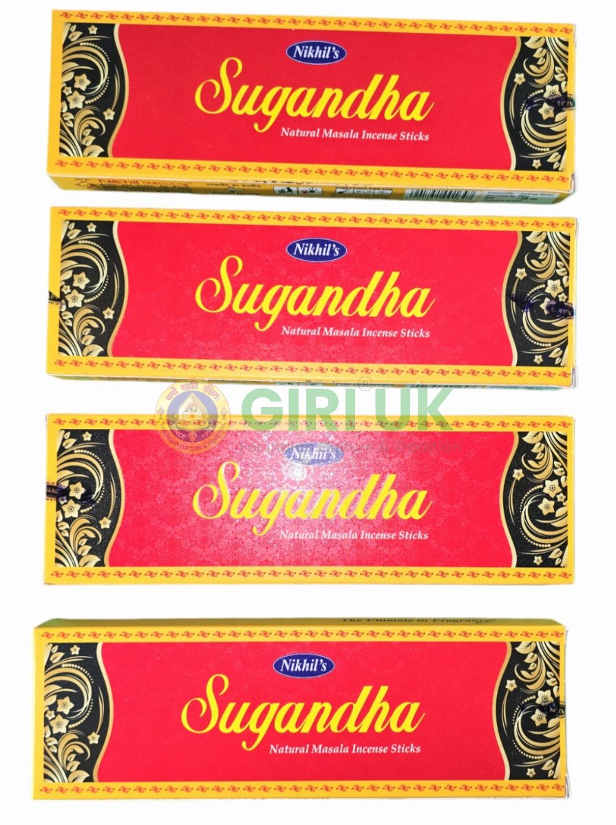 Nikhil's Sugandha - Masala Incense Sticks 50Gms-(Pack of 4)