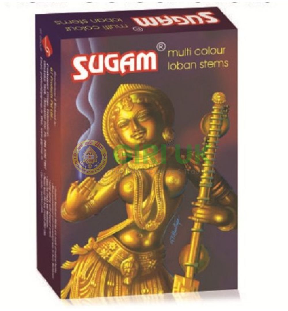 GT Sugam Multicoloured Sambrani (12pcs)