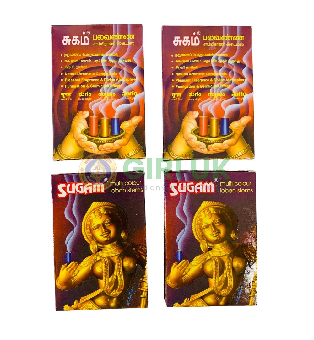 GT Sugam Multicoloured Dhoop (20pcs)