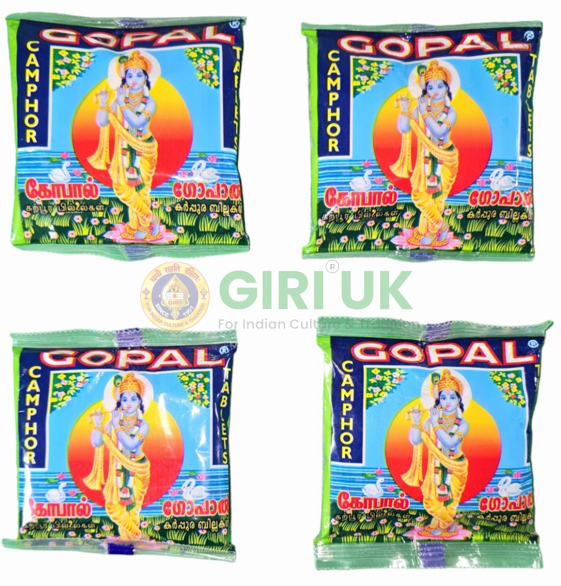 Gopal Karpuram (Camphor) - 35g-(Pack of 4)