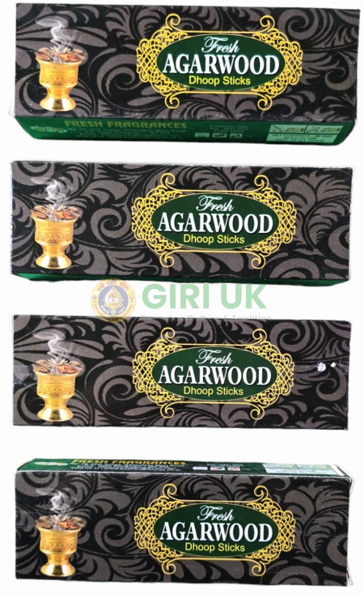 Fresh - Agarwood - Dhoop Sticks - 50 Gms-(Pack of 4)