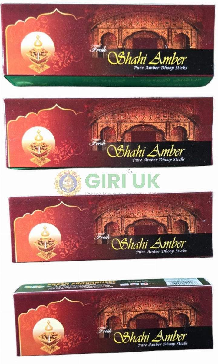 Fresh Shahi Amber Pure Amber Dhoop - 50 Gms-(Pack of 4)