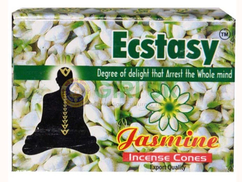 Ecstasy Jasmine Incense Cones 25Gms