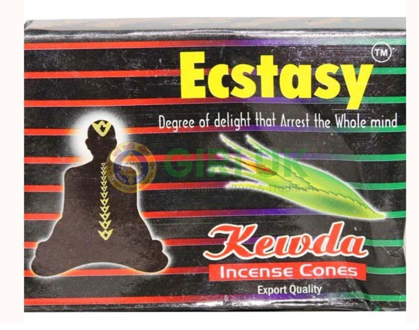 Ecstasy Kewda Incense Cones 25Gms