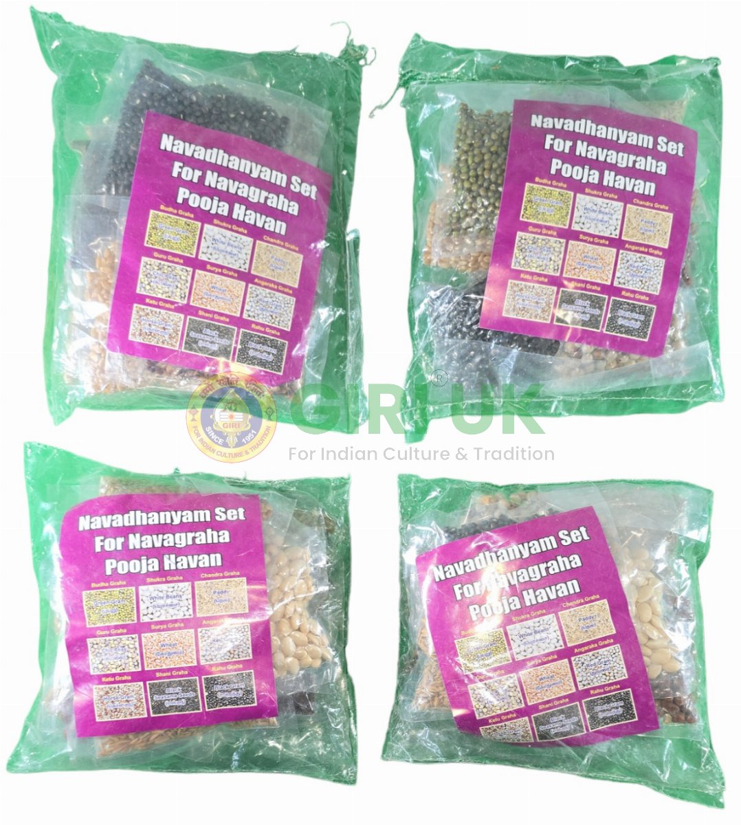 Navagraha Navadhanyam (450g)-(Pack of 4)