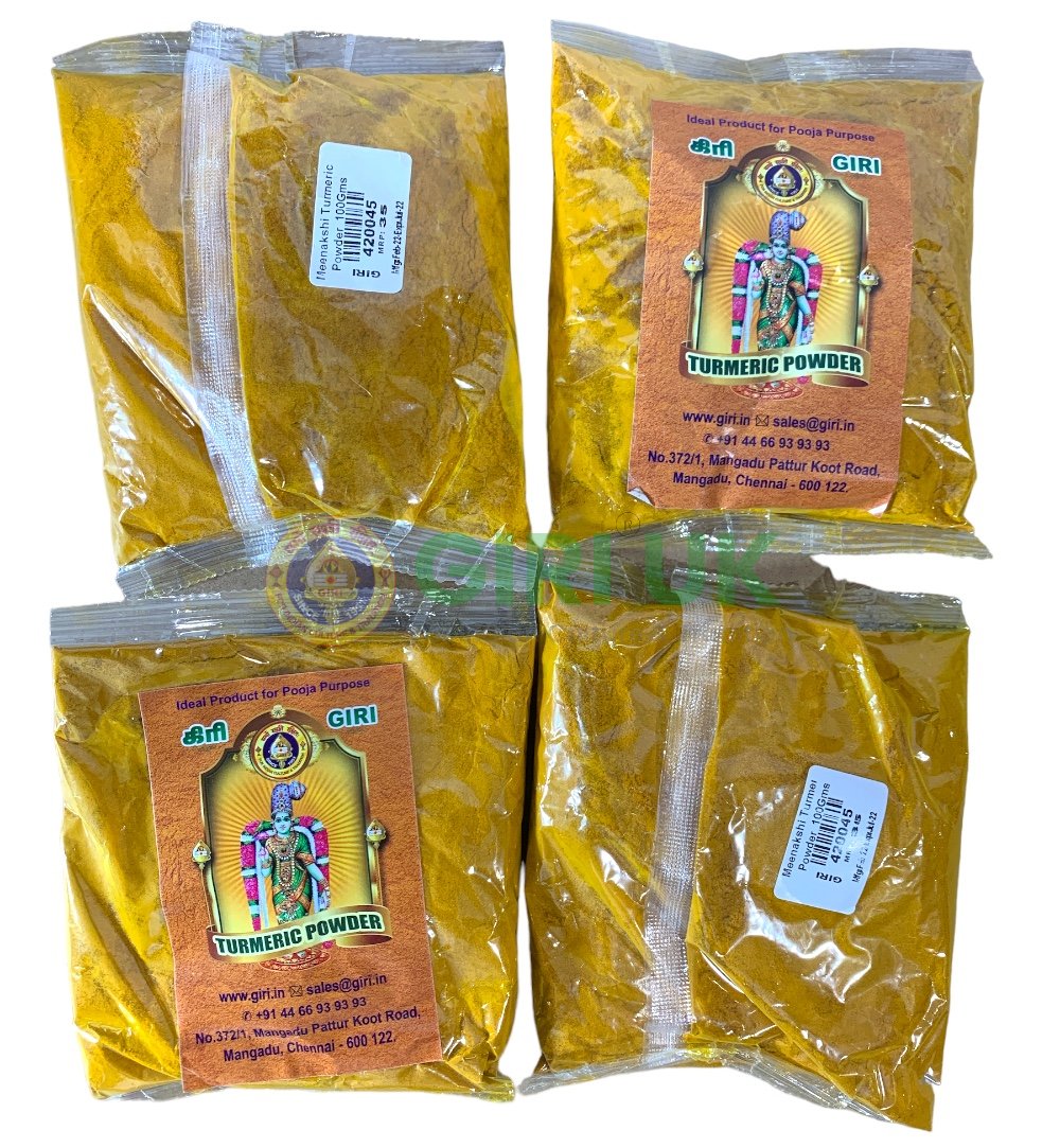 Meenakshi Turmeric Powder 4 x 100g