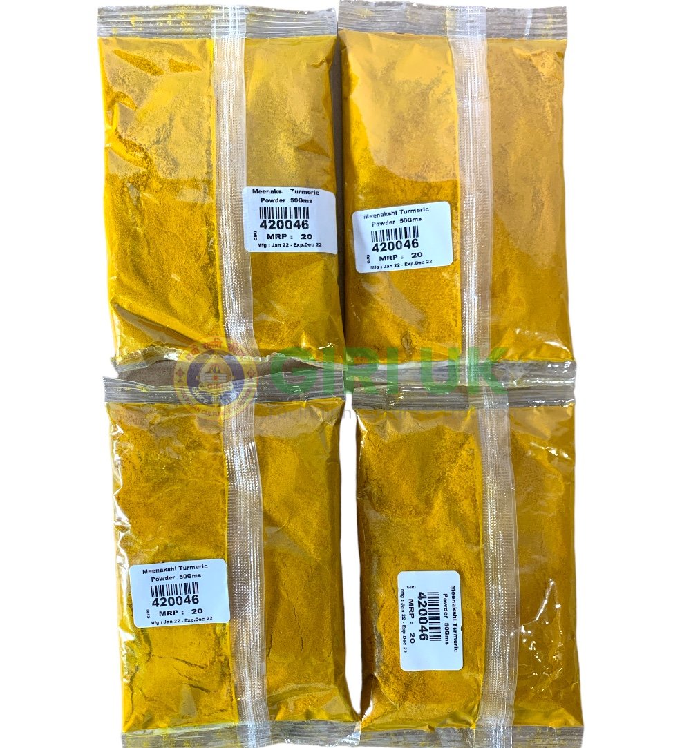 Meenakshi Turmeric Powder 4 x 50g