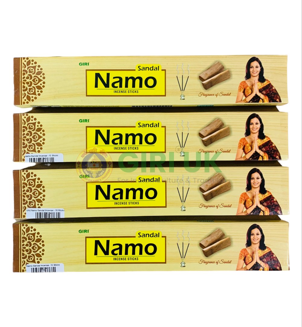 Namo Chandan Incense Sticks (Agarbati) - 4 x 10