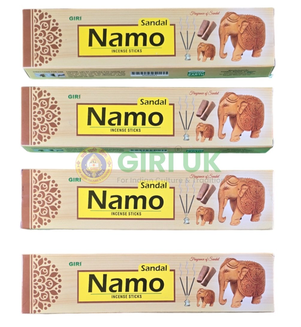 Namo Chandan Incense Sticks (Agarbati) - pack of 50-(Pack of 4)