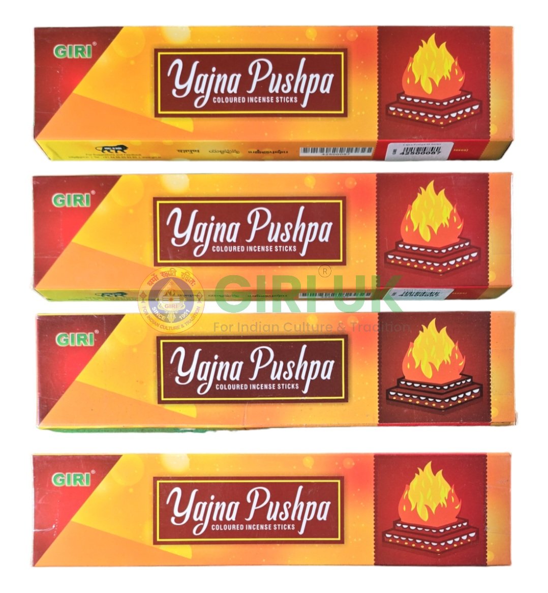 Yagnapushpa Incense Sticks (Agarbati)-(Pack of 4)