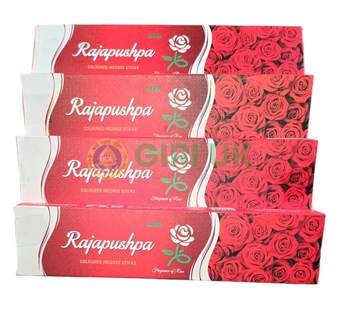 Rajapushpa Incense Sticks (Agarbati)-(Pack of 4)