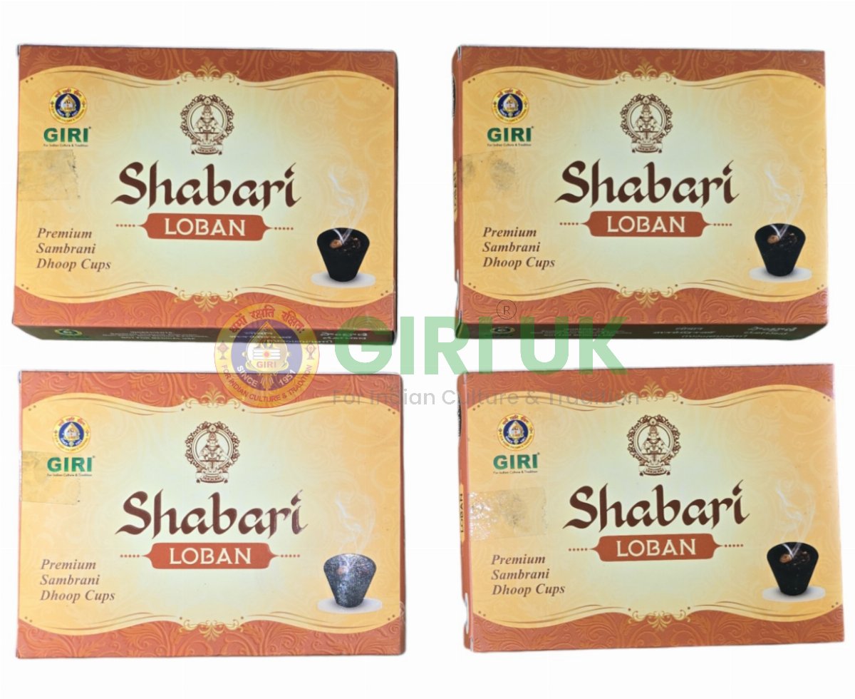 Shabari Loban Sambrani Dhoop - 12pcs-(Pack of 4)