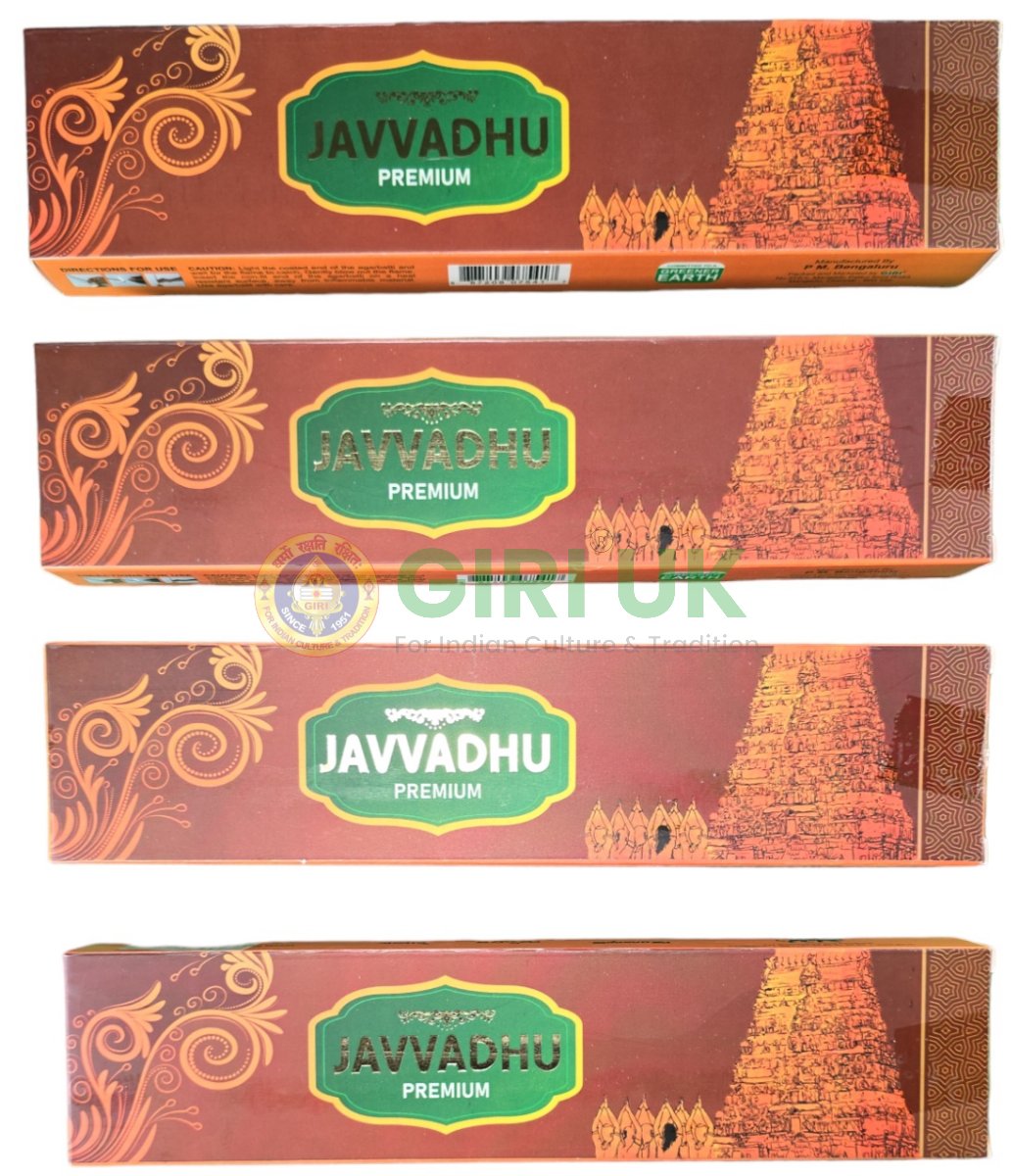 Javvadu Incense Sticks (Agarbati) -(Pack of 4)