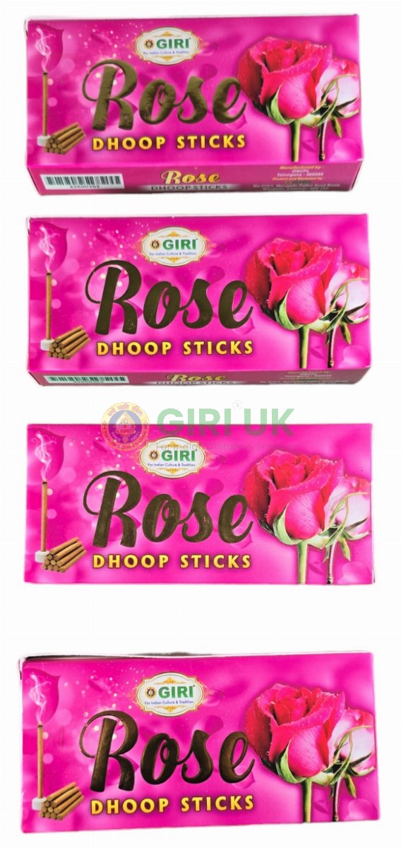 Rose Incense (Dhoop)-(Pack of 4)